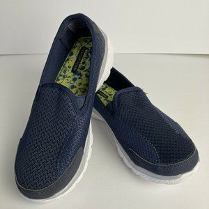 DANSKIN NOW Memory Foam Womens Slip-on Athletic Shoes Navy Size 8 EUC